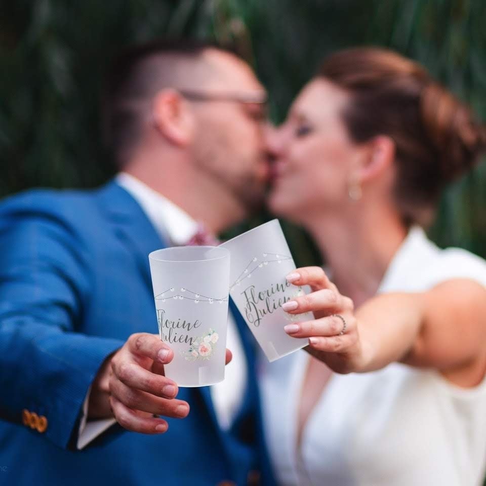 Gobelet personnalisé mariage