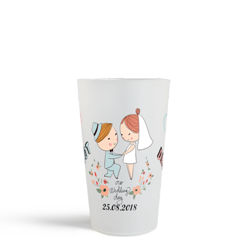 gobelet personnalisé CUP25 Mariage
