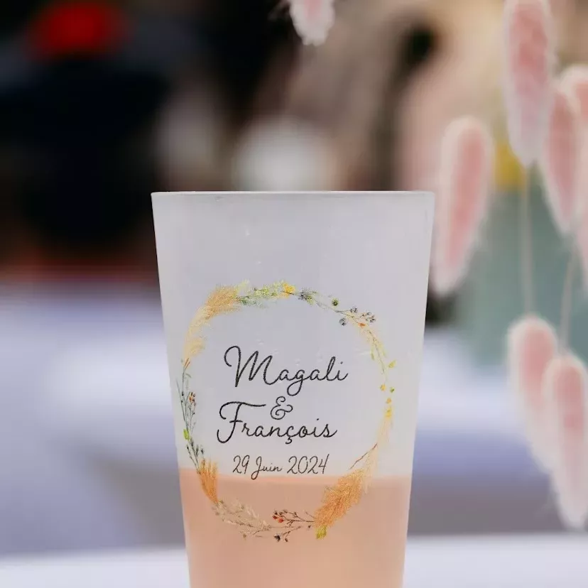 gobelet cup25 personnalisé mariage